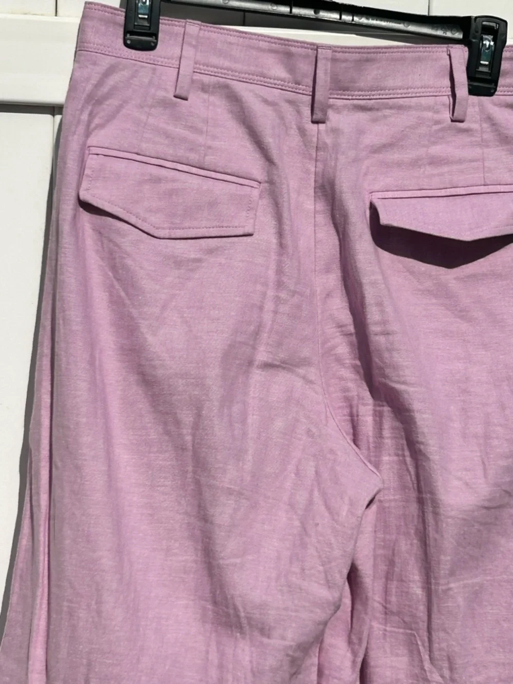 Banana Republic Lavender Wide-Leg Linen Blend Pants | Size 8 EUC